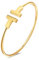 APUUESN Armreifen Sterling Silber Damen,Armreif S925,Goldene Armband Frauen,Buchstabe T Armbänder Gold,Schmuck,18.Geburtstag Mädchen,Geschenke für Freundin,Geburtstag,Jahrestag