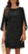 COOAN Damen Formales Kleid Hochzeitsgäste Cocktail Spitze Pailletten Kleider