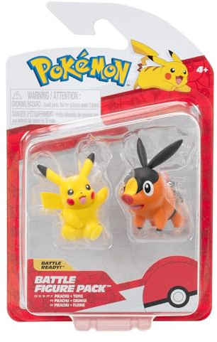 Pokemon Battle Figure First Partner 2 Pack (Tepig & Pikachu #7) W6 Figures