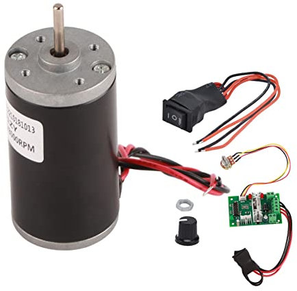 Permanenter Magnet -DC -Motor, Hochgeschwindigkeits -CW -CCW -Motoren mit Speed ​​Gouverneur Mini -Geräusch für -Generatorprojekte (6V4000RPM) (12V4000RPM) (12V8000RPM)