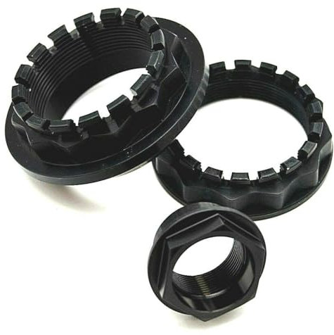 duc or die NEU Rad Mutternsatz Grosse Achse Radmutter Achse Mutter Muttern für Ducati Panigale, 1098, V4, Diavel schwarz