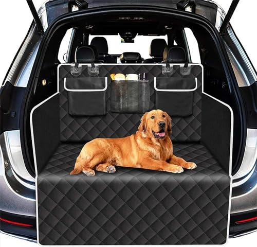 Car Boot Protector - Boot Liner For Dogs Non-Slip for BMW X3 F25 2010 2011 2012 2013 2014 2015 2016 2017 | Scratchproof Dirt Resistant | Side Bumper Protection,A