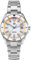 TACTICAL FROG San Martin NH34 GMT Uhr SN0129GD, Saphirglas Taucheruhr 100 M wasserdicht, weißes Zifferblatt
