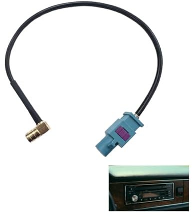 Riybyds DAB Antenne Kabel auf SMB Verlängerungskabel 20 cm – RG174 Fakra Stecker zu SMB Buchse Antennenadapter für DAB AM/FM Radio Tuner,für Automobil- und Heim-Audioanwendungen