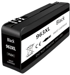 WEIYAOYAOWH 963 XL Tintenpatrone for 963XL HP963 Kompatibel OfficeJet Pro 9010 9012 9013 9014 9015 9019 9020 9022 9025 Drucker(1pcs Black)