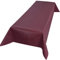 Sensalux Buffet-Tischdecke, Vlies, 1,5m x 3m, Standard 100 by Oeko-TEX® - Klasse I, abwischbar, Lotuseffekt, Bordeaux