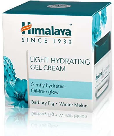Himalaya Light hydrating gel cream is fortified with Barbary fig and winter melon |moisturize hydrates skin| Winter melon's, Best suited for oily skin -50g