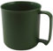 Kombat UK Camping Cadet Festival Green Plastic Plate Bowl Mug Army Combat Military Set New (Mug)