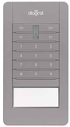 Clavier sans Fil extérieur - DIAG46BCX - Diagral