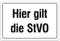 Aluverbund Hinweis Schild 30x20cm Wetterfest Kratzfest Rostfrei UV beständig - StVO
