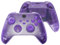eXtremeRate Case & Buttons für Xbox Core Controller, DIY-Ersatz Front Hülle/Backplate/Tasten/Joysticks Set, Custom Full Gehäuse Skin Cover Zubehör für Xbox Series X/S Controller-Transparent Lila