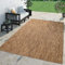 TT Home Teppich Für Outdoor Küchenteppich Balkon Terrasse Unifarbenes Design Modern, Farbe: Coffee, Größe:60x100 cm