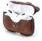 Hiram Crazy Horse Leder-Kopfhörerhülle kompatibel mit AirPods Pro, strapazierfähiges und weiches Leder, Reise-Etui mit Schlüsselanhänger