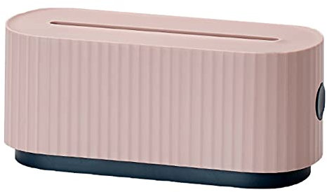 Csheng Kabelmanagementbox Kabelaufbewahrungsbox Kabelaufbewahrungsbox Datenstromkabelbuchse Kabelmanagementbox Ladeanordnung Plug-in-Hub Box Unter Desktop-Kabelbox TV-Kabel-Organizer Pink,One Size