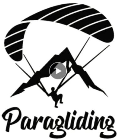 Autoaufkleber Vinyl-Aufkleber Paragliding-Extremsport Motorrad Dekoratives Zubehör Wasserdicht 17 Cm Längste Seite