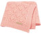 LAWKUL Babydecke 100% Baumwolle atmungsaktiv weich gestrickt zellular für Neugeborene Jungen Mädchen Kleinkinder 90x70cm Rosa