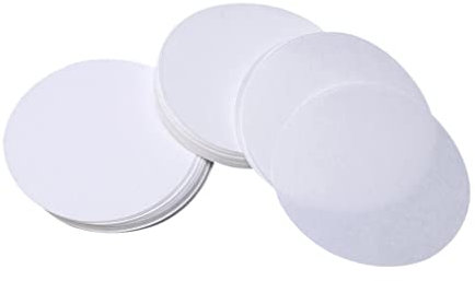 Baluue Buchner Filter 100 Ml/Papierkreise aus Zellulosepapier: Papier Labor/Klassenzimmer -Chemie für Durchmesserfilter mit Scheibenchemie Labors Laborfiltration Rundes+filterpapier