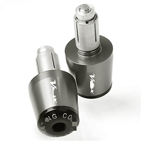 Motorradgriff Motorrad Lenkergriffe Bar Ends Lenkergriff Cap Slider Für Y&amaha VMAX 1200 1985-2017 (Farbe : Grey)