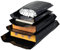 HVDHYY Versandbeutel Plastik Versandtaschen Schwarz 100Stück Plastikversandbeutel Warensendung Wasserdichte/Selbstklebend/Blickdicht/Reißfest 150 * 270mm 200 * 300mm 250 * 350mm 300 * 420mm Gemischte