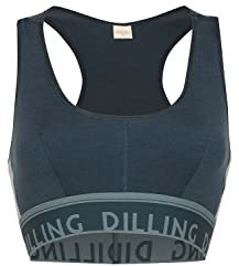 Dilling Sport BH aus natürlicher Merinowolle Petrol 42