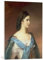 kunst für alle Leinwandbild: Franz Schrotzberg Kaiserin Elisabeth von Österreich als Junge Frau - hochwertiger Druck, Leinwand auf Keilrahmen, Bild fertig zum Aufhängen, 60x75 cm