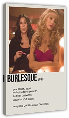 KOURT Film Burlesque Vintage 2 Leinwand Poster Schlafzimmer Dekor Sport Landschaft Büro Zimmer Dekor Geschenkrahmen 40 x 60 cm