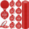 Gulfmew 36 specchi compatti ispiratori da 7,5 cm, per feste, piccoli specchi, mini regali per donne, adulti, colleghi, festa della mamma, insegnanti, lauree, amici (rosso)