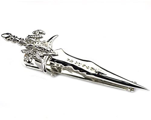 Pince à cravate vintage pour homme fixée Pince à cravate classique pour cravates régulières 1 Pc Argent très pratique et populaire