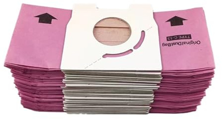 Bolsa para polvo Bolsa de papel Bolsa de basura Accesorios, Compatible Para Panasonic MC-3300R/E3300/3300G/3310 Aspiradora (Size : 30PCS Paper Bags red)