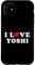Hülle für iPhone 11 I Love Yoshi Passende Freundin & Freund Yoshi Name