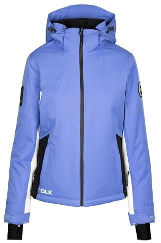 DLX Damen-Skijacke, schmale Passform, mit Daunenfüllung und abnehmbarer Kapuze, Dolores