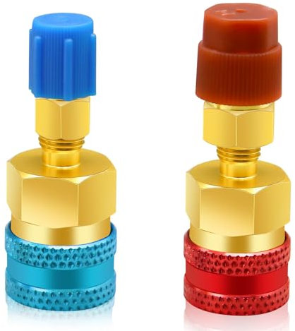 Adaptateur R1234yf vers R134a, kit de raccord rapide de qualité supérieure pour climatiseurs de voiture, kit de recharge de réfrigérant R1234yf, adaptateur haut et bas côte R134a vers R1234yf, système