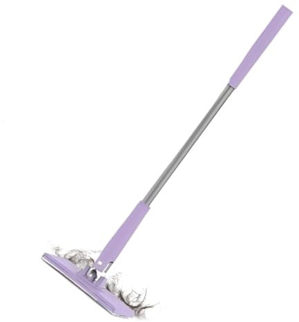 Mopa M- con cambio automático de tela, diseño de mango de empuje y tirar, mopa de polvo giratoria automática para cambiar de paño, limpiador de polvo, para espejos de pared de cocina y baño