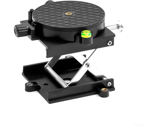 WIIYENA Aluminum Router Lift Table, 39-96mm Adjustable Lifting Platform for Uneven Ground, Floor Line Level Laboratory Lifting Stand Rack