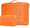 DOMISO Funda para ordinador Resistente a los Golpes de 14 Pulgadas con Funda Protectora con asa Compatible con ThinkPad A485/HP ProBook 640 G4/645 G4/14 ThinkPad P14s T14s L14 Gen 2,Naranja