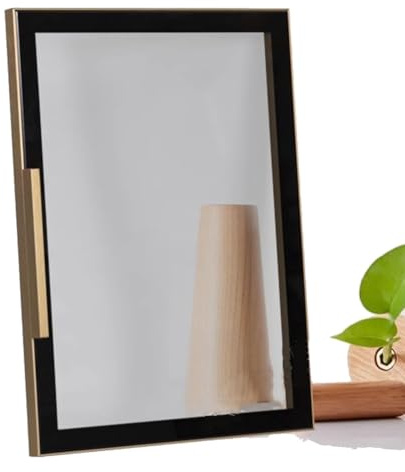 XILYZMO Aluminum Frame Cabinet Door, Narrow Aluminum Glass Panels Door, Bookcase Customizable Replacement Glass Door, Integrated Handle Hinge Link Wine Cabinet Door(45x120cm)