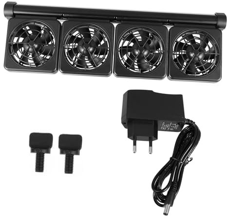 BESPORTBLE Ventilador De Enfriamiento para Acuario 4 Mini Enfriador De Aire Frío UE