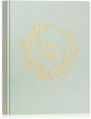 Lanpn Mama Erzähl Mir Deine Geschichte Buch Ausfüllen, Mutter von Deinem Leben Lebensgeschichte Erinnerungsbuch 270+ Fragen Muttertag Geburtstag Geschenk Mom Life Story Journal, Salbei Grün, Englisch