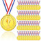 AYSYR Medaille für Kinder mit Bandkette Gold - 40 Stück Kunststoff Medaillen,Gewinner Goldmedaillen Schulwettbewerbe,Goldene Sieger-Medaillen für Erwachsene,zur Belohnung für die Einschulung