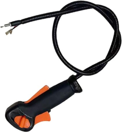 Ksikdeg Rasentrimmer-Griff mit Gashebelsteuerung, Aluminium-Griff für FS120/FS200/FS250 Rasentrimmer, Freischneider