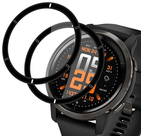 Wondoner [2 Stück] für Folie Garmin Venu 2 Soft TPU, Unzerbrechlich für Panzerglas Garmin Venu 2 Schutzfolie, Hohe Transparenz Antifouling Displayschutz Screen Protector