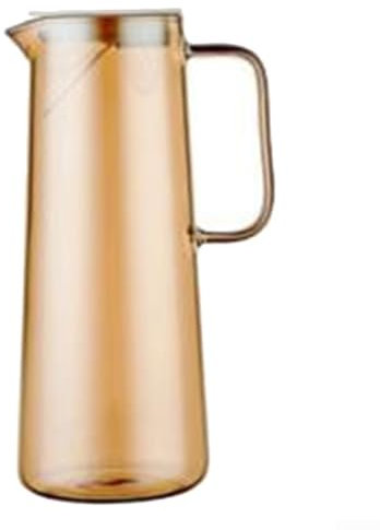 Jarra de vidrio borosilicato funcional y elegante diseñada para mejorar tu experiencia de bebida (A)