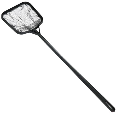 Pool Cleaning Net, Fine Mesh Salvage Tool, Portable Debris Remover 13.78 Inches, Compact Aquarium Skimmer, Tub Fountain Cleaning Accessory, Fish Tank Maintenance, Outdoor Water Clean