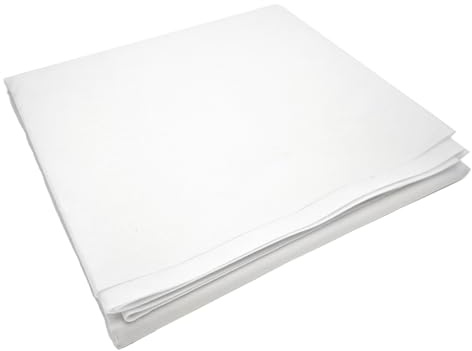 Iron On Interfacing Fabric, Medium Weight White Non Woven | Single Sided Iron On Interfacing Fabric for Sewing Iron On Quilting Topstitching Crafting Bags Clothing Fusible Interfacing