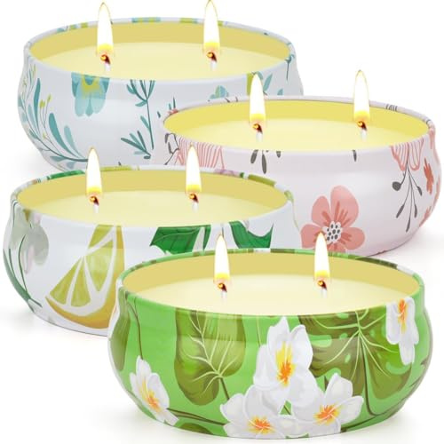 Citronella Kerze Outdoor Groß, 270Std Citronella Kerze mit 2 Docht Natürliche Sojawachs Duftkerzen XXL Citronella Kerzen für Outdoor Garten Patio Picknicks Terrasse Party