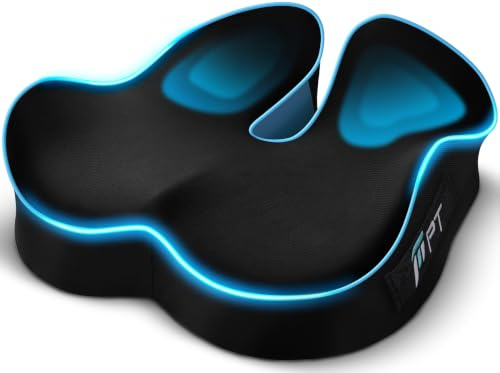 POOTACK Sitzkissen Bürostuhl, Sitzkissen Stuhl mit Memory Foam, Sitzkomfort | Stuhlkissen, Geeignet für Bürostühle, Schreibtische und Gaming-Stühle