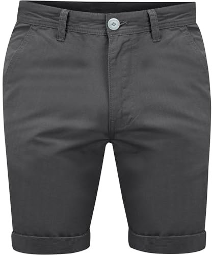 New Mens Chino Shorts Cotton Combat Half Pant Casual Summer Cargo Jeans Casual[Charcoal ,36 Waist]