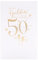 UK Greetings Goldene Hochzeitstagskarte – Glückwunschkarte zum 50. Hochzeitstag – Jahrestagskarte für Paare, mehrfarbig, 553661-0-1