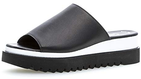 Gabor Emily-Rose Womens Open Toe Slip On Mules 7 UK/40,5 EU Schwarz