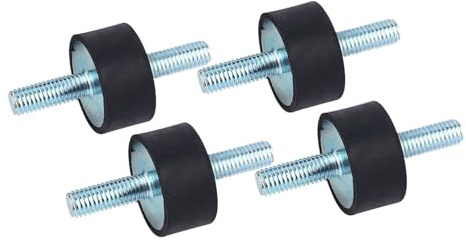 vibration rubber mounts, 4Pcs Anti Vibration Rubber Mount Shock Damper Air Compressor Pump Silentblock Shock Absorber with Screws M8 30 * 15